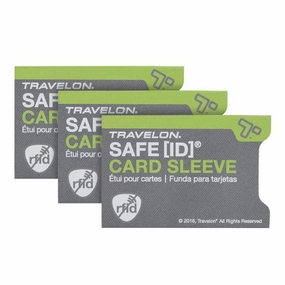 Anti-Rfid Set Of 3 Card Sleeves RFID Protection Wallet Anti-Theft Phone Wallet