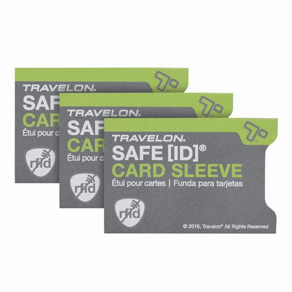 Anti-Rfid Set Of 3 Card Sleeves RFID Protection Wallet Anti-Theft Phone Wallet