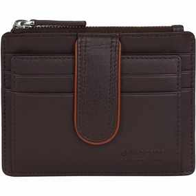 Mancini Sonoma WomenS Card Case With Enhanced Rfid Protection Anti-Theft Luggage Lock