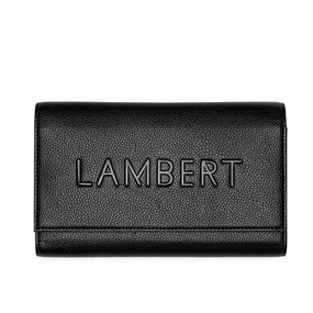 Lambert Le Atlas Vegan Leather Anti-Theft Passport Holder Anti-Theft Wrist Pouch RFID Blocking Neck Wallet