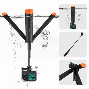 Save Big Today Instant Savings Deal Telesin Floating Tripod Selfie Stick