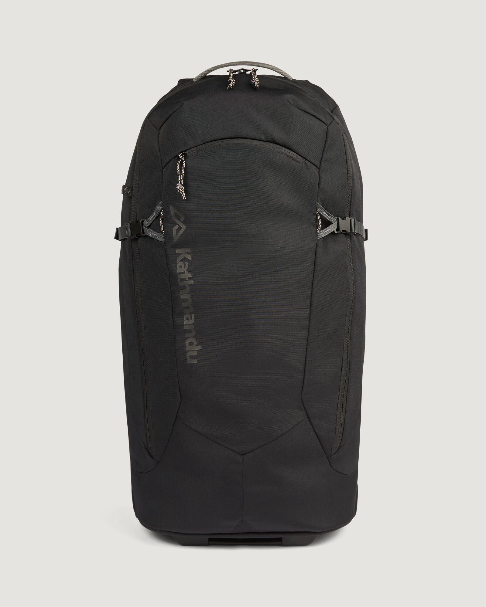 Hybrid Trolley V5 - 70L - Black Stingray Cabin Luggage Compact Travel Bag