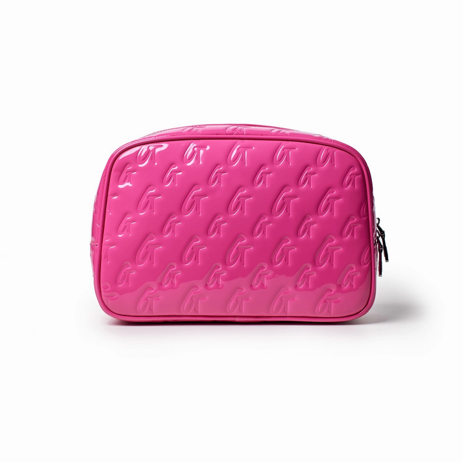 Travel Duffle Pack Waterproof Travel Bag Small Monogram Toiletry Bag - Mirror Hot Pink