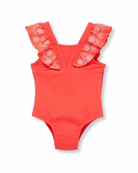 Habitual Embroidered Bella Swim stylish teen girl swimsuits, teen girls swimwear sets