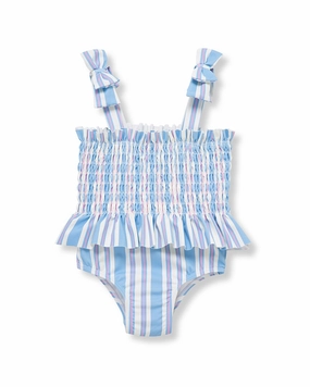 Habitual Smocked Garden Swim stylish teen girl swimsuits, teen girls swimwear sets