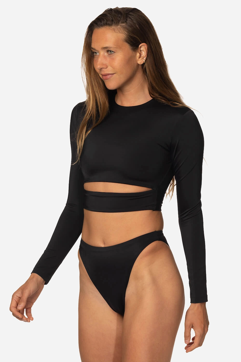 Haliewa Bikini Bottom - Black inclusive swimwear styles, all season swimwear options