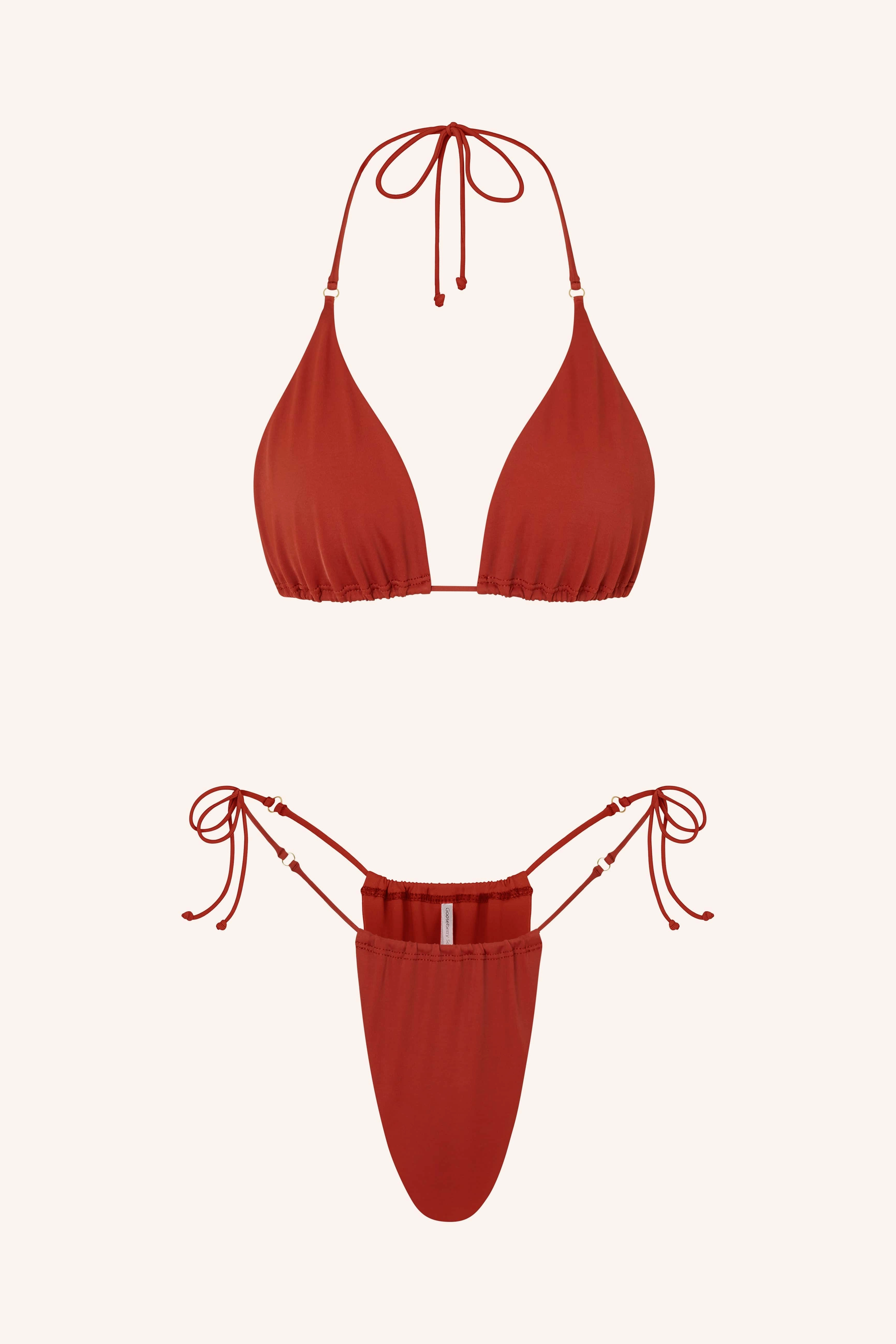 Halterneck Triangle Cassis