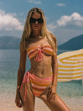 hannah top anafi padded swim tops, sporty swimwear tops