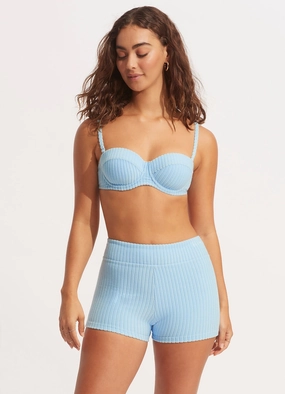Havana Boyleg - Powder Blue two-piece bikinis for women, trendy bikinis for beachwear