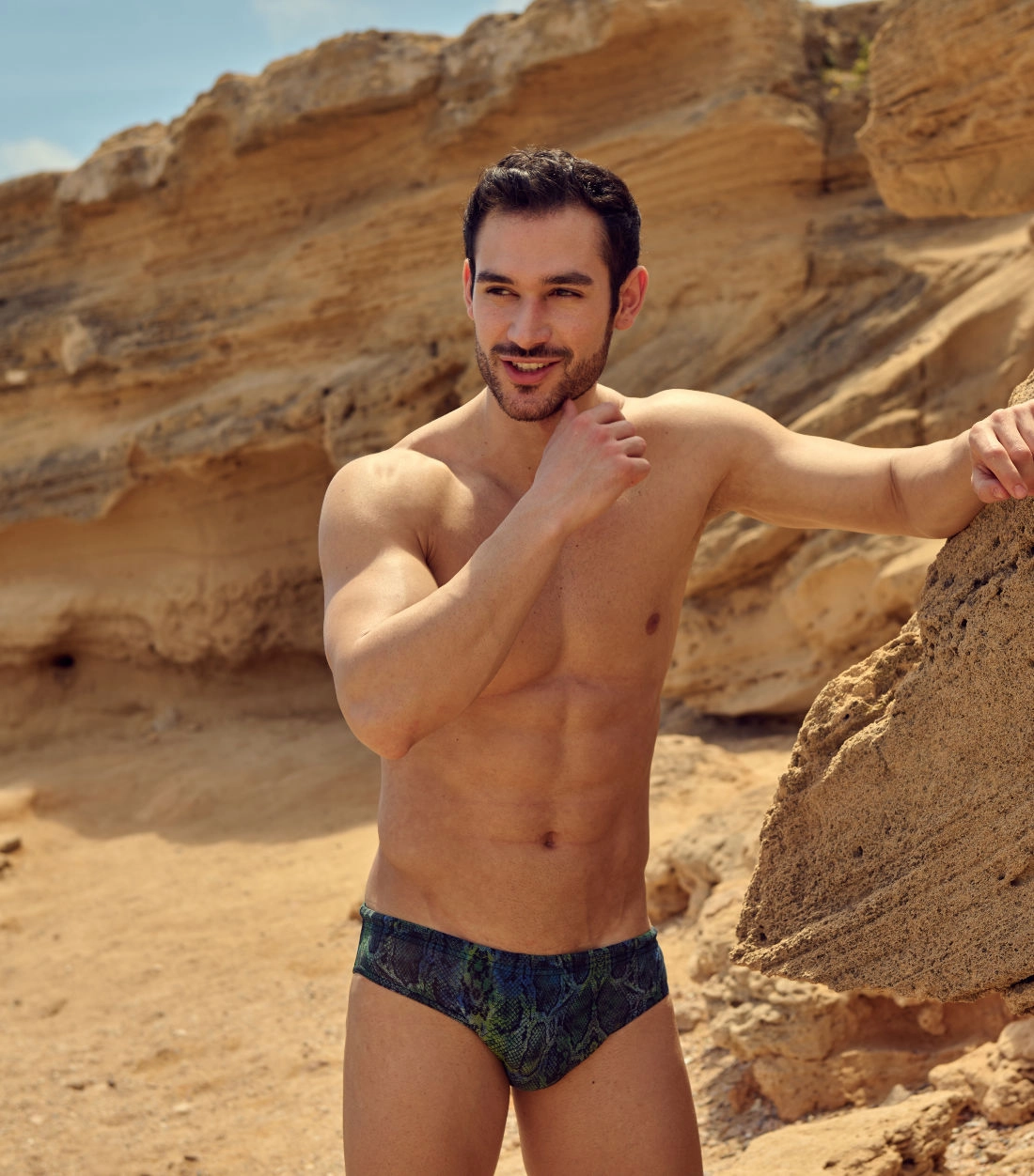 Havana Tan Through Deep Waist Swim Brief