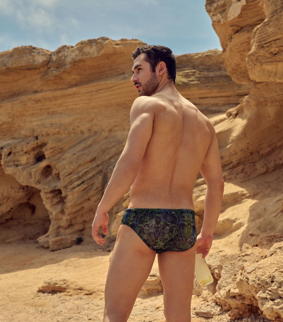 Havana Tan Through Deep Waist Swim Brief