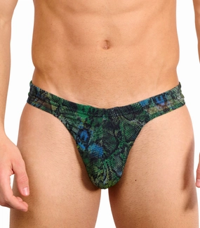 Havana Tan Through Swim Thong tan through swimwear men, mens breathable swimwear