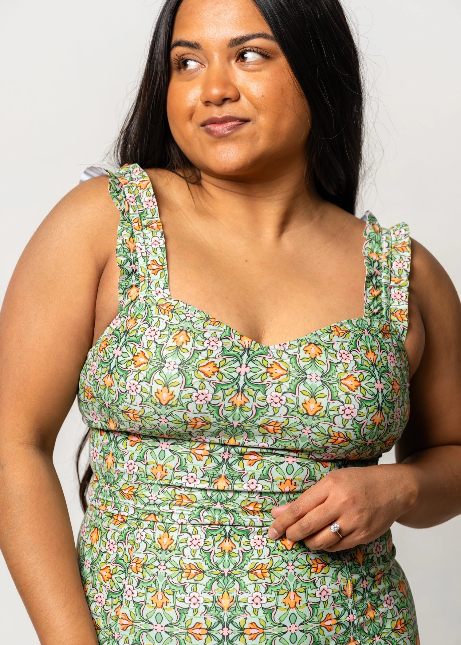 Heirloom Tulip | Ripple Top tankini swim tops, adjustable bikini tops