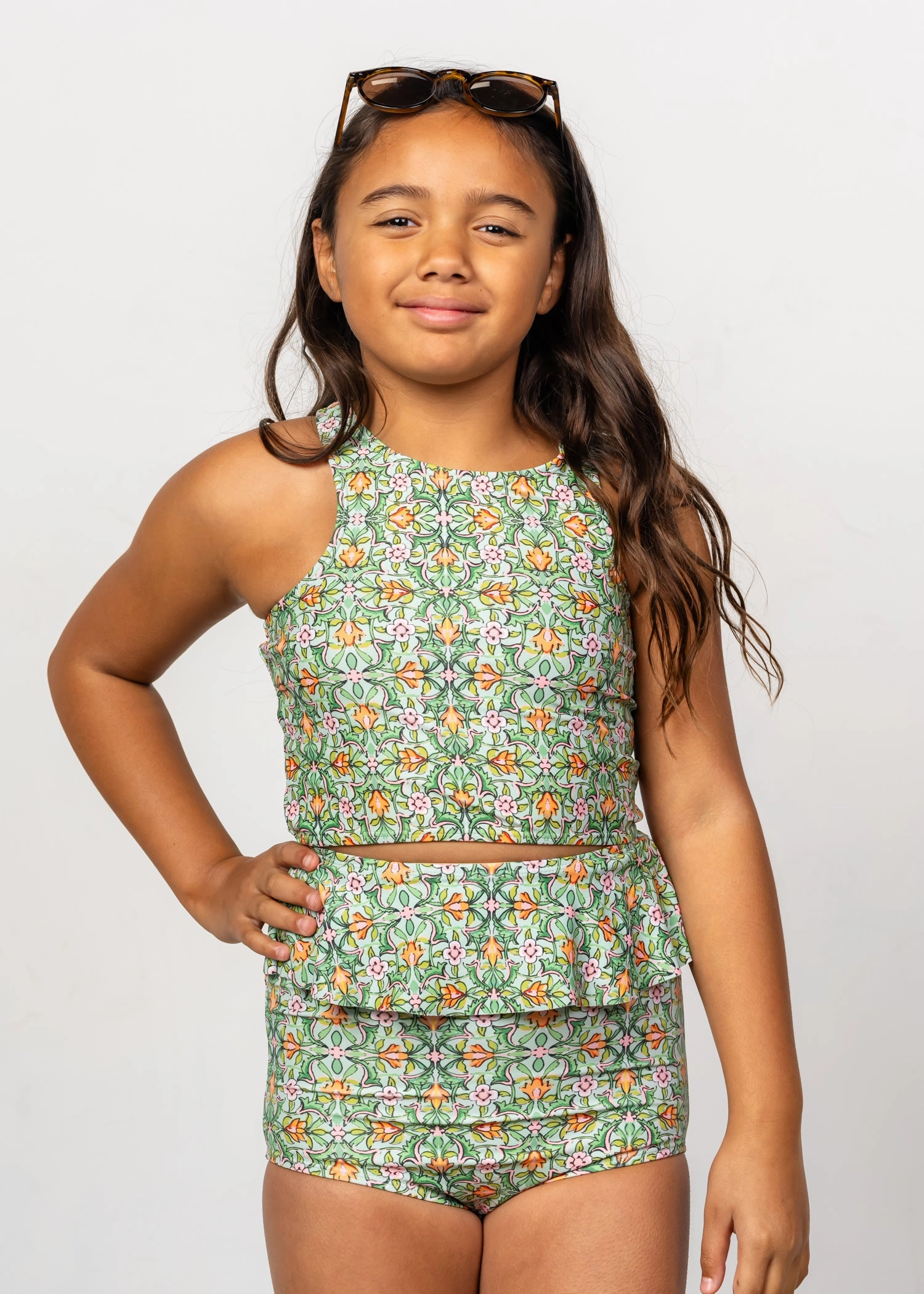 Heirloom Tulip | Youth Racer Back Top