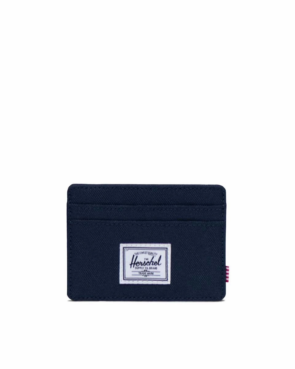 Herschel Charlie Cardholder - Navy Secure Money Case
