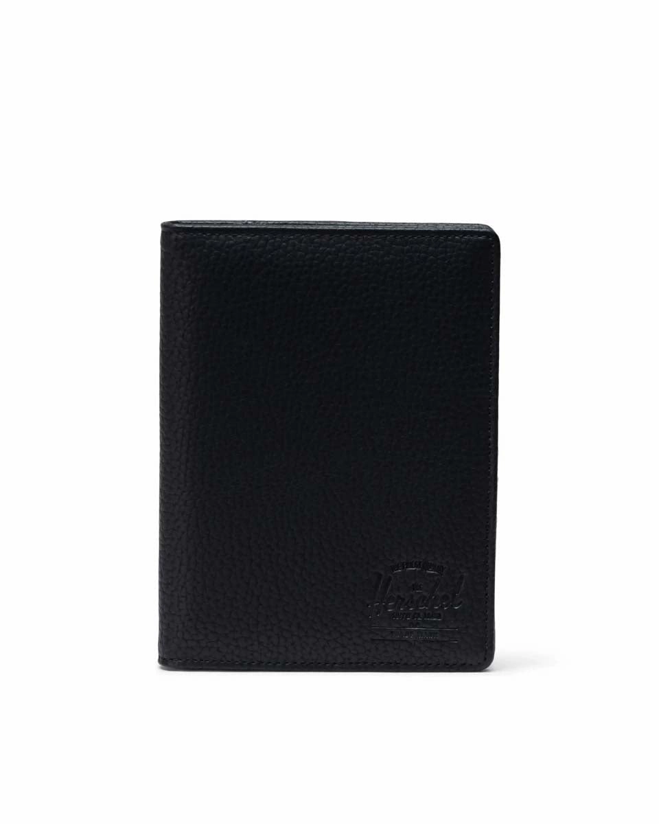 Travel Gear Bag Herschel Raynor Passport Holder Vegan Leather - Black