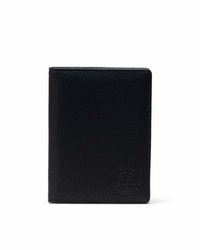 Travel Gear Bag Herschel Raynor Passport Holder Vegan Leather - Black