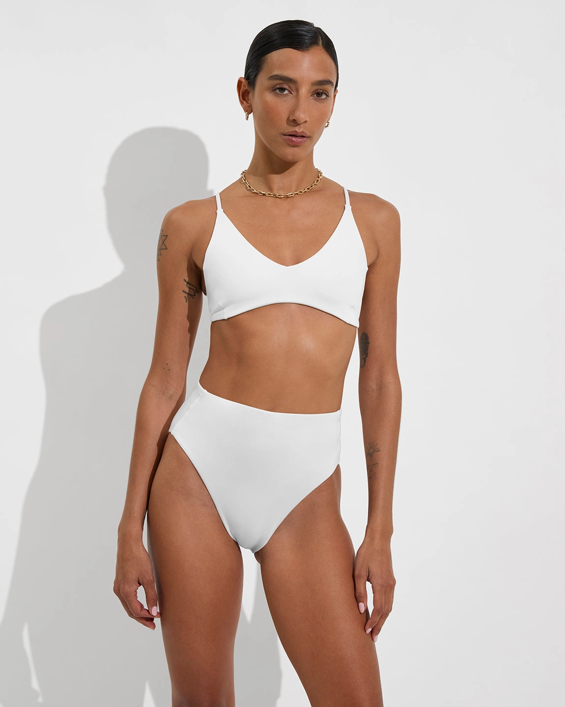 Hi Hi Bottom - Coconut lightweight women's swimwear, chic swim outfits for beach