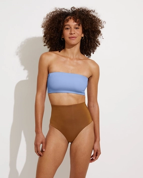 Hi Tide Bottom - Tan Lines sleek design swimwear for women, minimalist swim styles