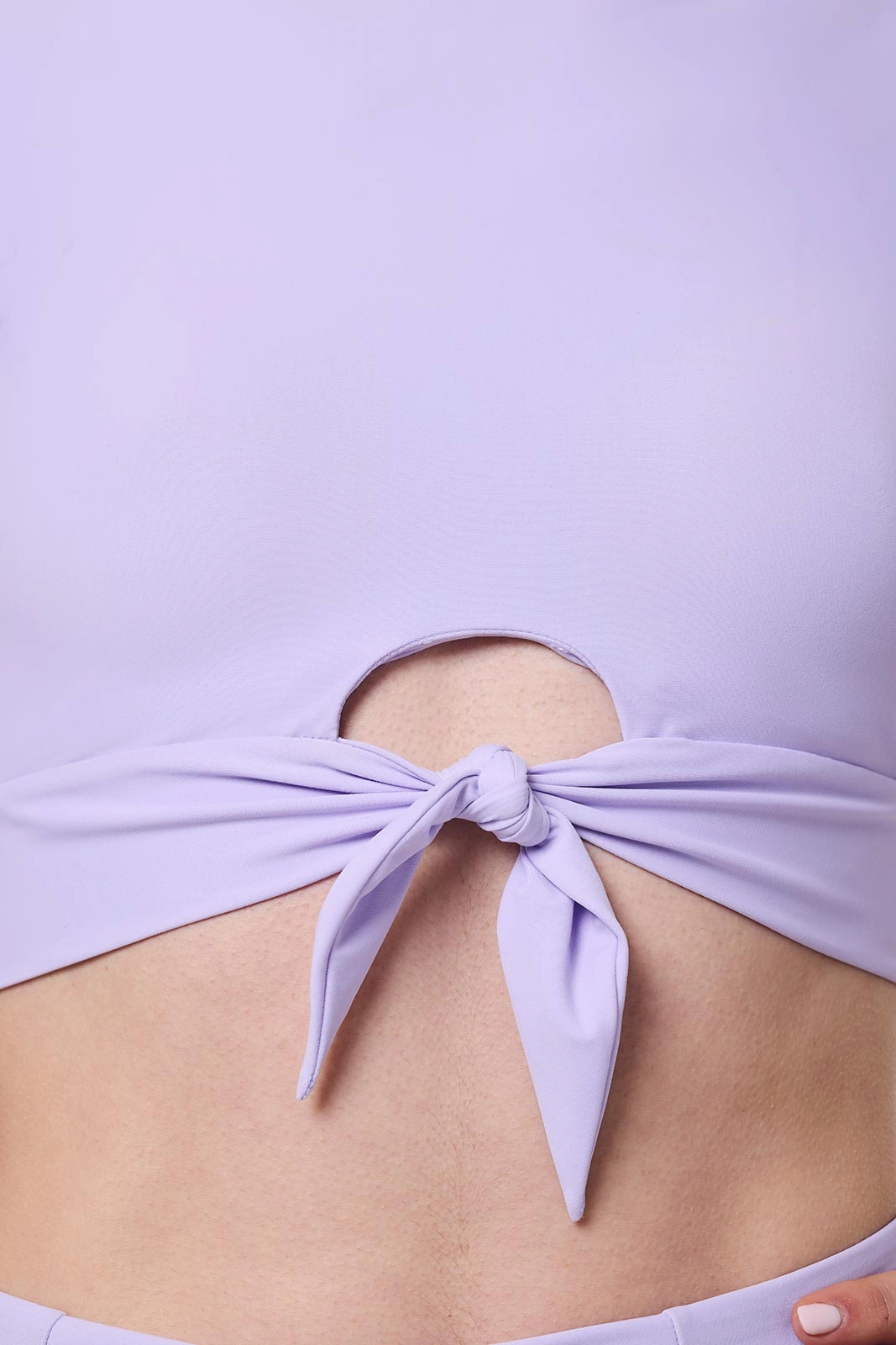 Hibiscus Island Crop Swim Tee | Lavendula