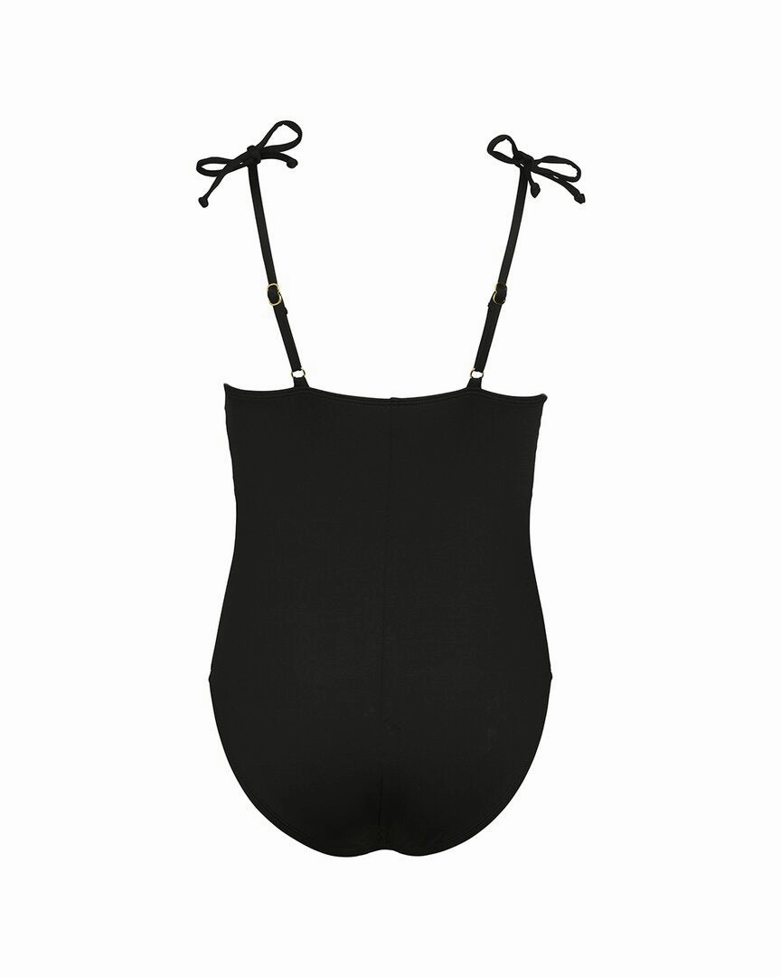 HOBIE Smocked High-Neck One-Piece