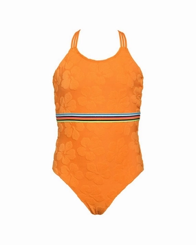 HOBIE Terry Tank One-Piece cute swimsuits for teen girls, modest teen swimwear