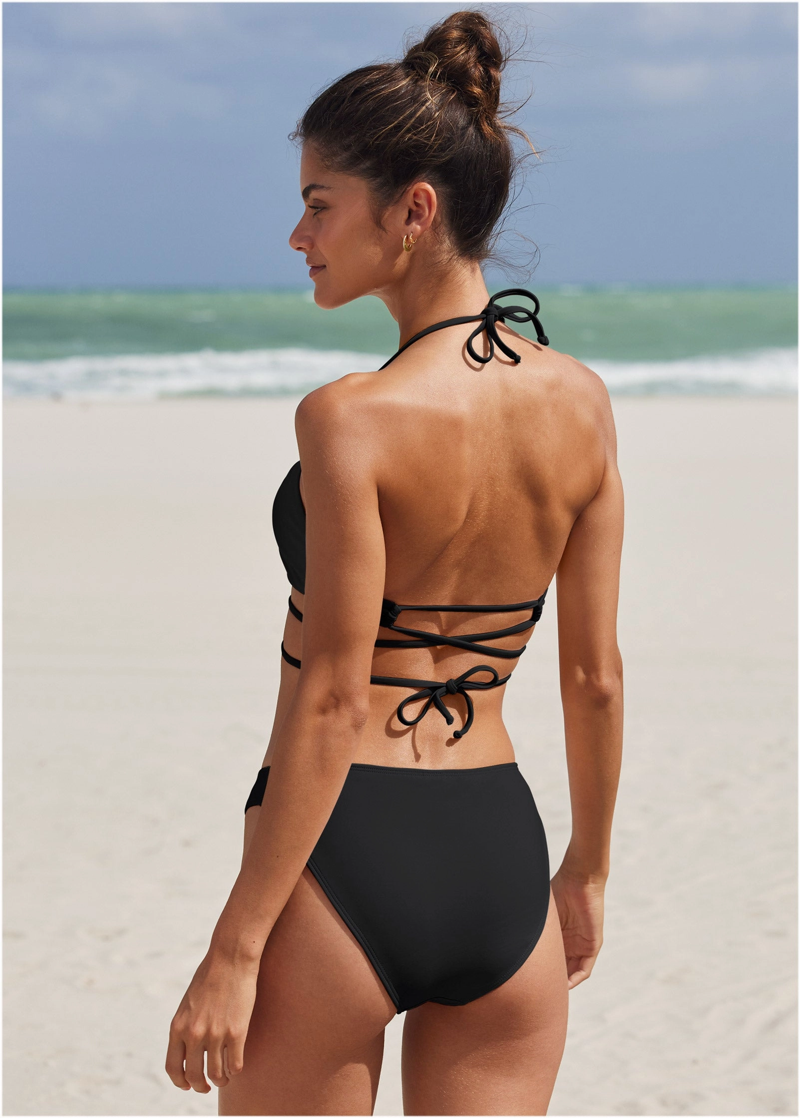 Honolulu Midi Bottom - Black Beauty