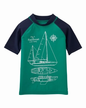 Hope & Henry Rash Guard boys swimwear sets, boys swim trunks