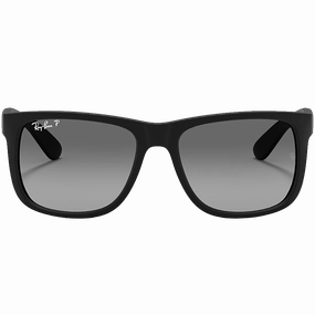 Justin Low Bridge Matte Black/Grey Gradient Polarized Trending Today Steal Perfect Gift Sale