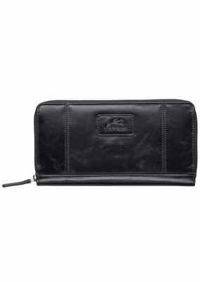 Mancini Casablanca Ladies' ''Clutch'' Wallet RFID Blocking Clutch Anti-Theft Clip Wallet