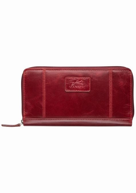 Mancini Casablanca Ladies' ''Clutch'' Wallet RFID Passport Case Security Pouch