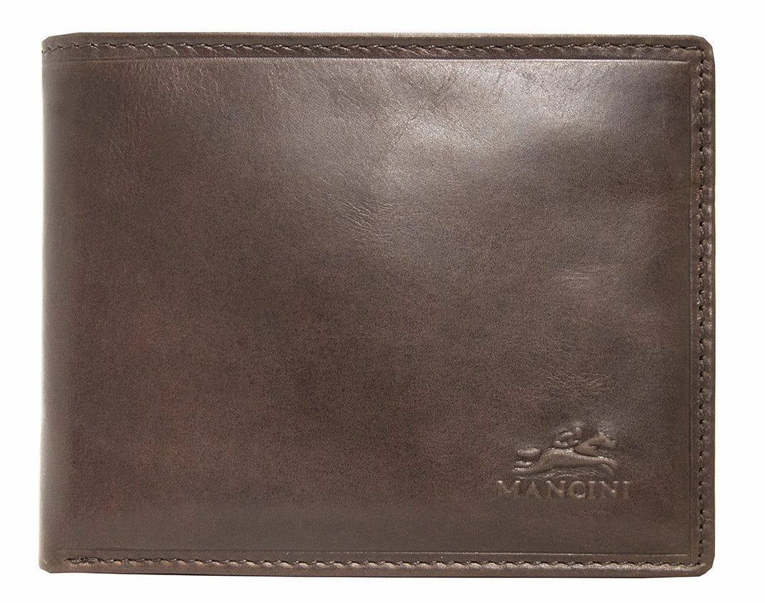 Mancini Boulder Men'S Rfid Secure Billfold With Removable Passcase Travel Anti-Theft Bag RFID Blocking Pouch