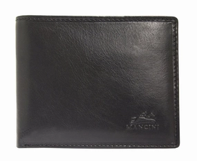 Mancini Boulder Men'S Rfid Secure Billfold With Removable Passcase Travel Security Pouch