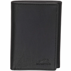Mancini Buffalo Rfid Secure Trifold Wallet Travel Security Backpack Travel Security Pocket