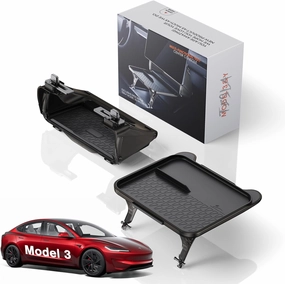 For Tesla Model 3/Y 2-In-1 Car Food Tray& Behind Screen Organizer 2016  Hot Offer Ending Soon