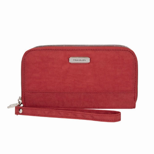 Hidden Wallet Rfid-Blocking Double Zip Wallet