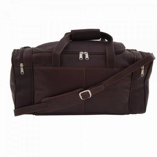 Multi-Purpose Luggage Carry-On Piel Leather Small Duffel Bag