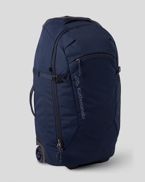 Fitness Travel Bag Travel Organizer Case Hybrid Trolley V5 - 50L - Pure Navy