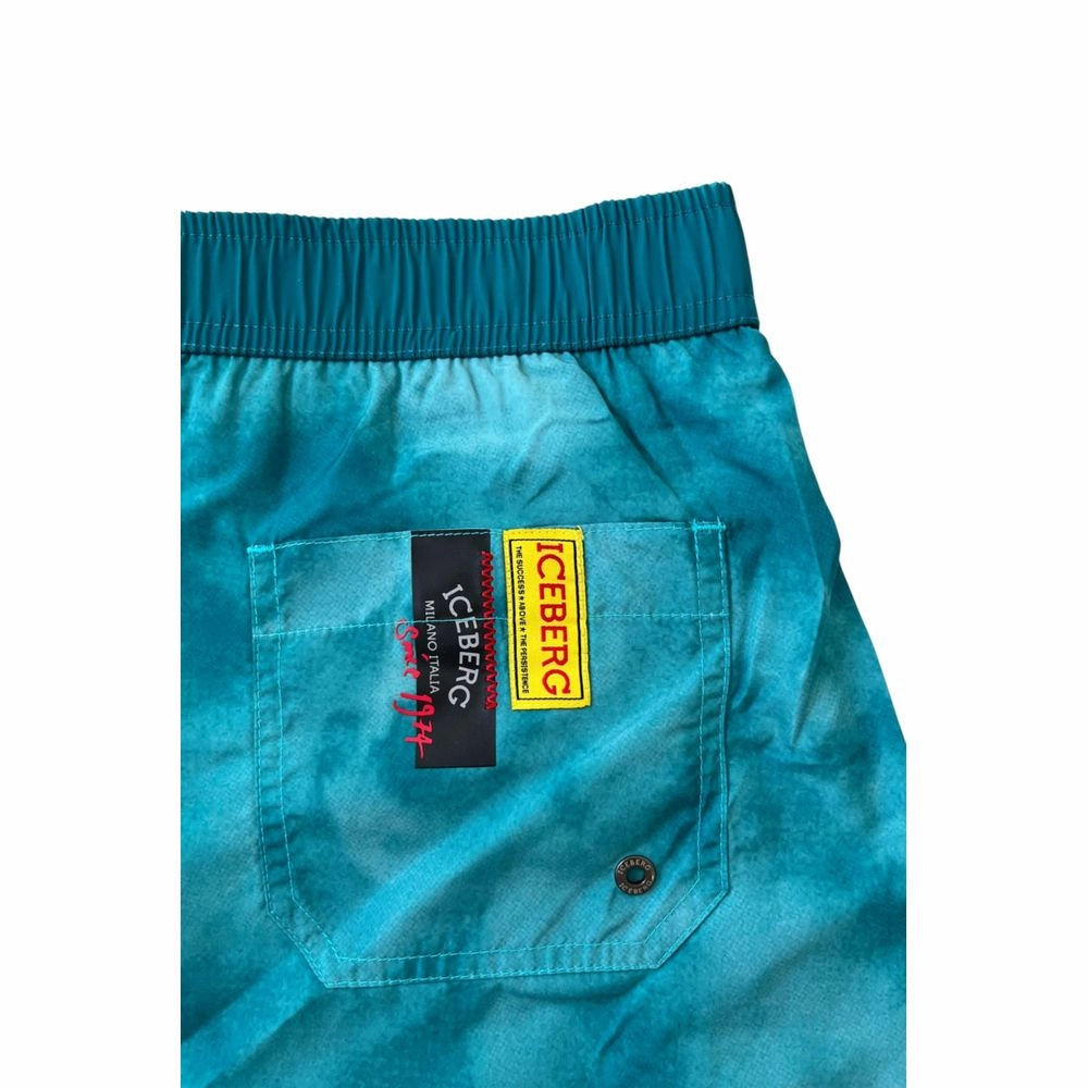 Iceberg blue Polyester Men's Swimwear