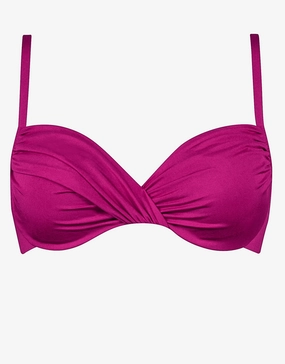Impact Underwired Bikini Top - Berry Glaze full coverage swim tops, cute bikini tops