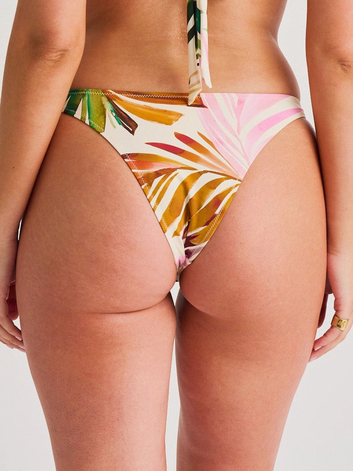 Indigenous Jungle High Leg Bikini Bottom