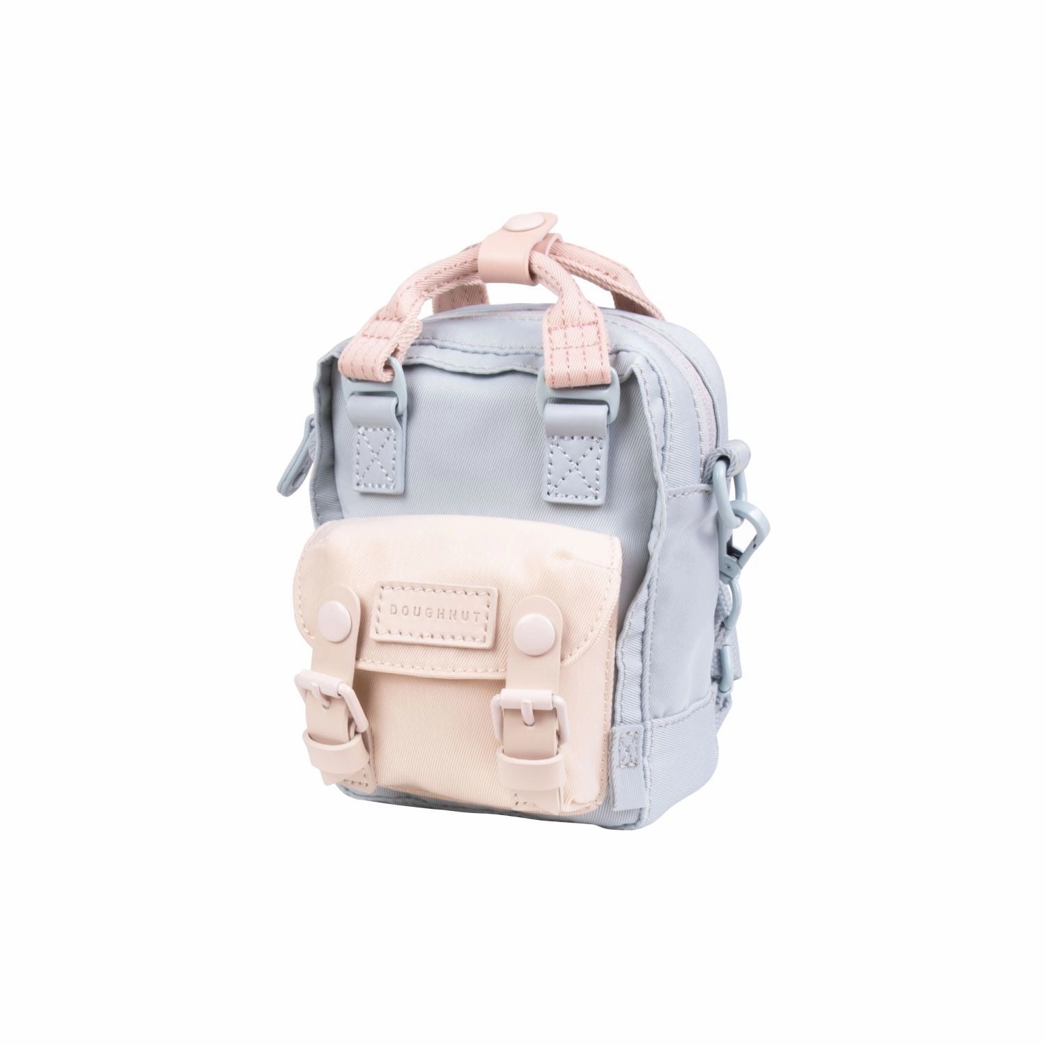 Travel Storage Organizer Vacation Bag Doughnut Macaroon Tiny Nature Pale Series Crossbody