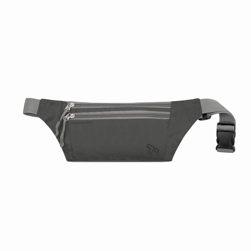 Stylish Travel Bag Travelon Double Zip Waist Pack