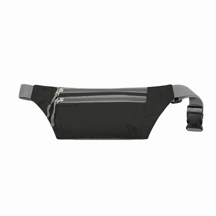 Travelon Double Zip Waist Pack Business Travel Bag