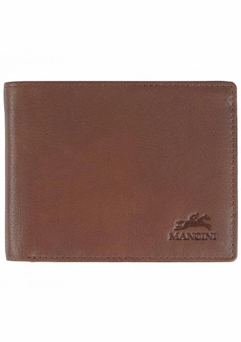 Mancini Bellagio Left Wing Rfid Billfold Travel Money Pouch Anti-Theft Messenger Bag