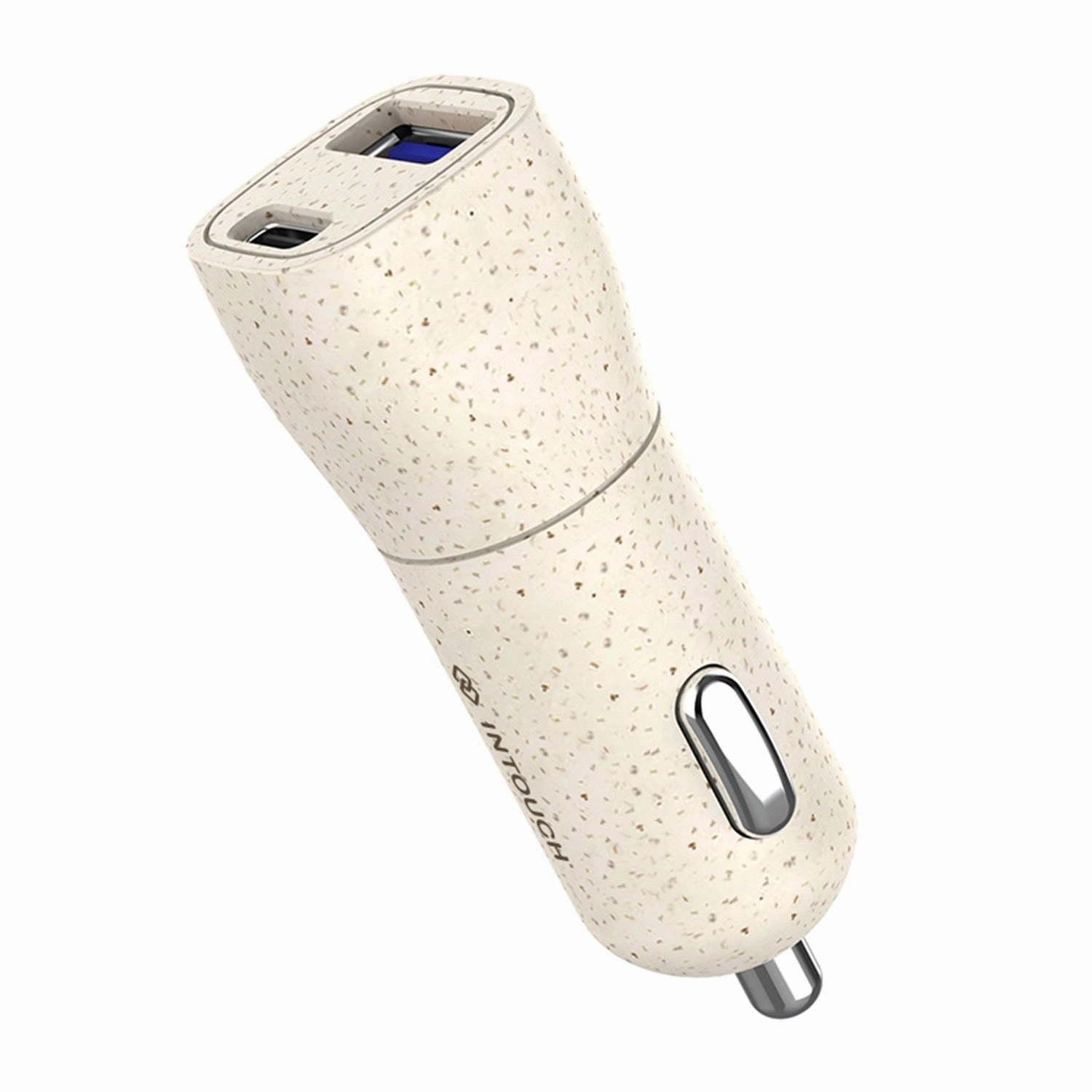 Shop Hot Picks Online Exclusive Steal Intouch Biodegradable Pd/Usb Car Charger 20W - Wheat Straw (It-Cla4011)