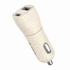 Shop Hot Picks Online Exclusive Steal Intouch Biodegradable Pd/Usb Car Charger 20W - Wheat Straw (It-Cla4011)