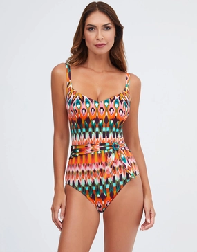 Ipanema Underwired Swimsuit - Pink Multi cup sized swimwear women, supportive swimsuits for large bust
