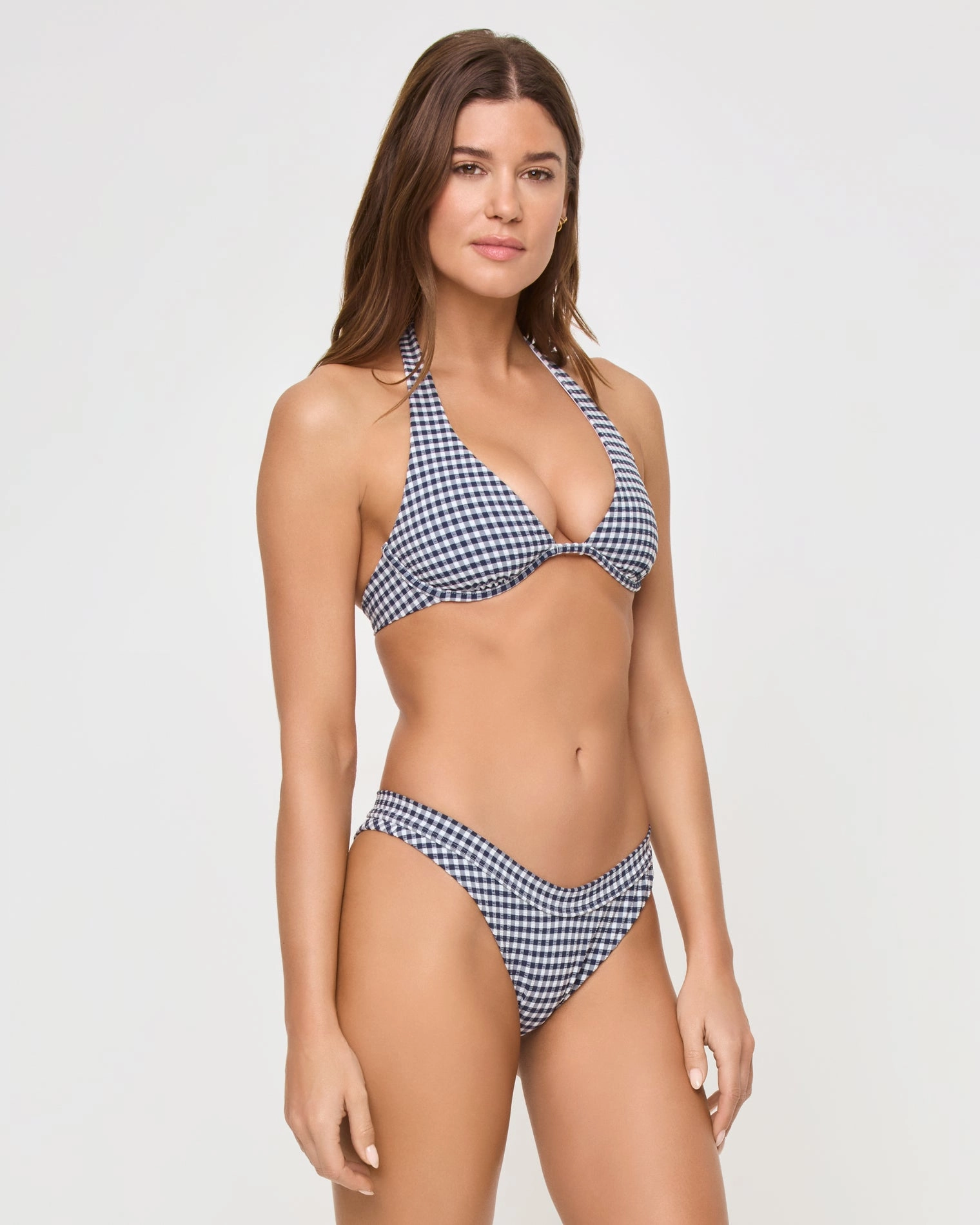 Isa Bikini Top - Atta Girl Gingham