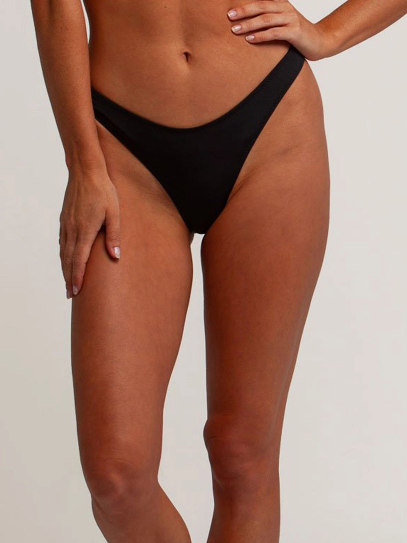 Islander Hi-Cut Bikini Bottom basic swimsuits for women, durable swimwear for ladies